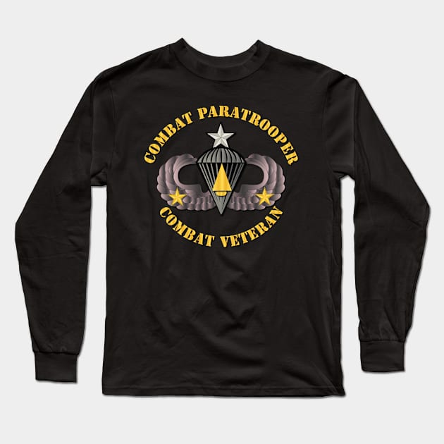 Army - Combat Paratrooper - Combat Veteran Long Sleeve T-Shirt by twix123844